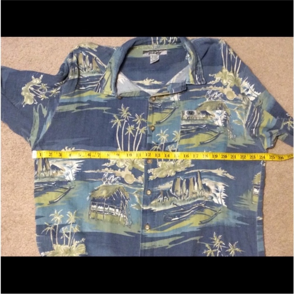 PIRATE SURF Men’s VACATION Button Down SHIRT Size XL - Picture 7 of 11